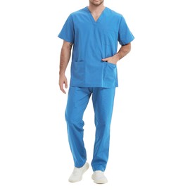 Misemiya Unisex Medical Uniform, Light blue 68