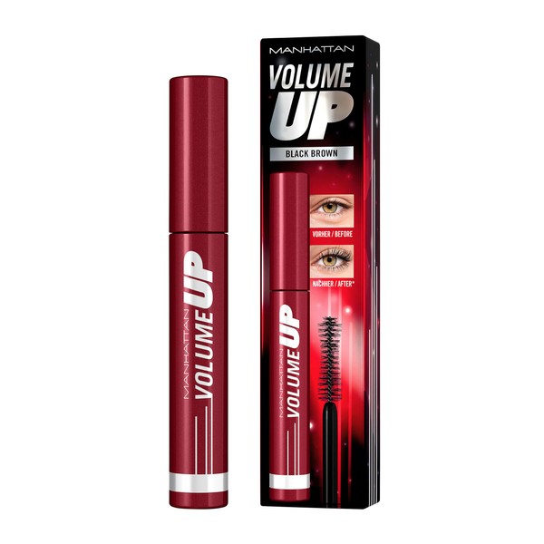 Manhattan Volume Up Mascara, Black Brown, 8 ml Animal Cruelty