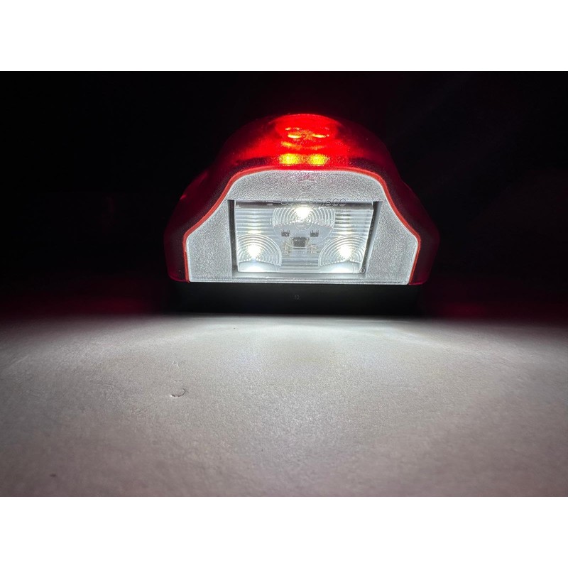 MelTruck® 2x LED Number Plate Light 97 x 64 mm