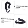 TEHAUX 2pcs Slip Earbud Clips for Lost Earphone Holders Secure