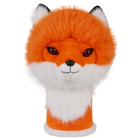 Mytag Fox Driver Headcover Character Fox Driver Headcover Golf Head Cover Driver Headcover Plush Animal Headcover Compatible with 460CC