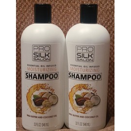 Salon Pro 2X Pro Silk Salon Moisturizing Shampoo Shea Butter And Coconut Oil 32 oz.