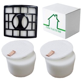 Casa Vacuums Replacement for Shark Rotator Powered Lift-Away Speed & DuoClean NV680 NV681 NV682 NV683 NV800 NV801 NV803 UV810 AX912 QU922Q HEPA & 2 Foam & 2 Felt Filter Kits, Compare to XFF680 XHF680