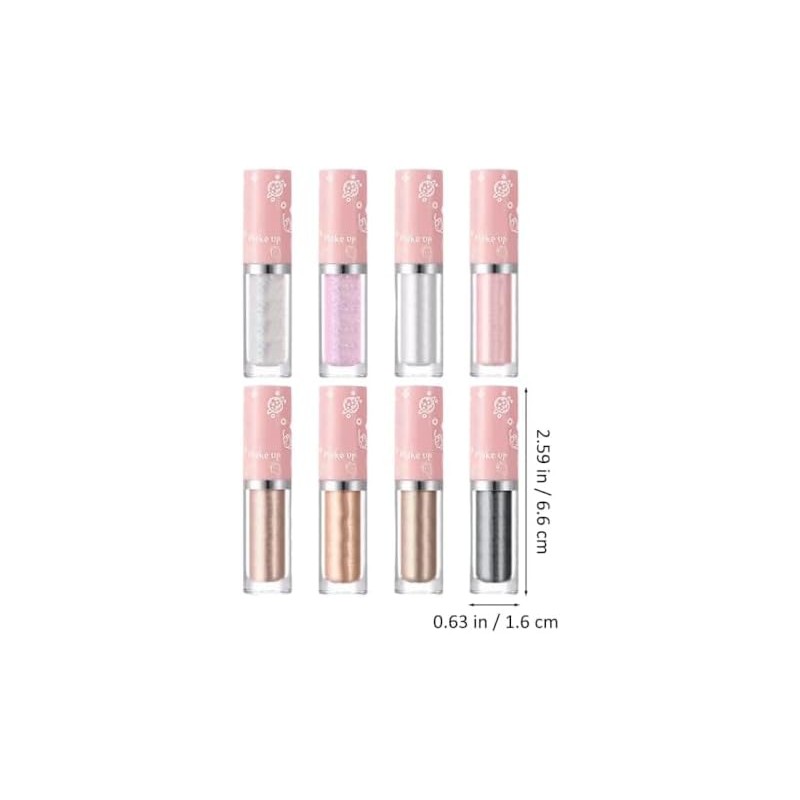 Angoily Kit de 8 Barras de Sombras de Ojos Brillantes