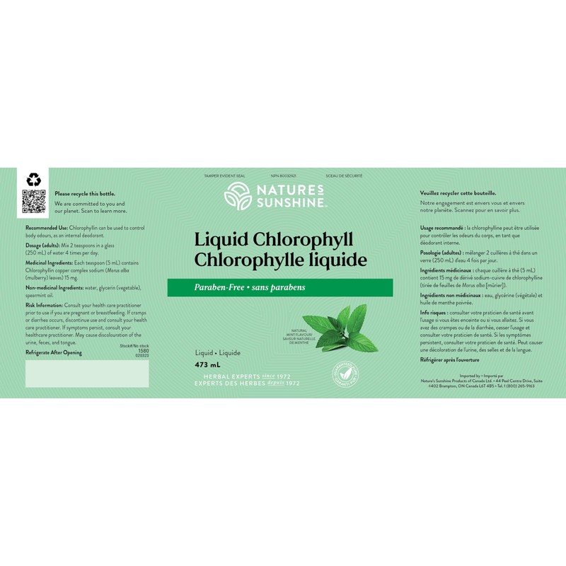 Nature's Sunshine Chlorophyll, Liquid, 473 ml