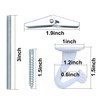 LIFEUNITE 8 Sets Ceiling Hooks for Hanging Plants, White Heavy