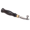 Leather Creaser 0.5mm Regulable Screw Ebony Handle Arc Design Stainless