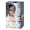 Rubélia Metallic Touch Permanent Hair Colour, Metallic Graphite, Pack of