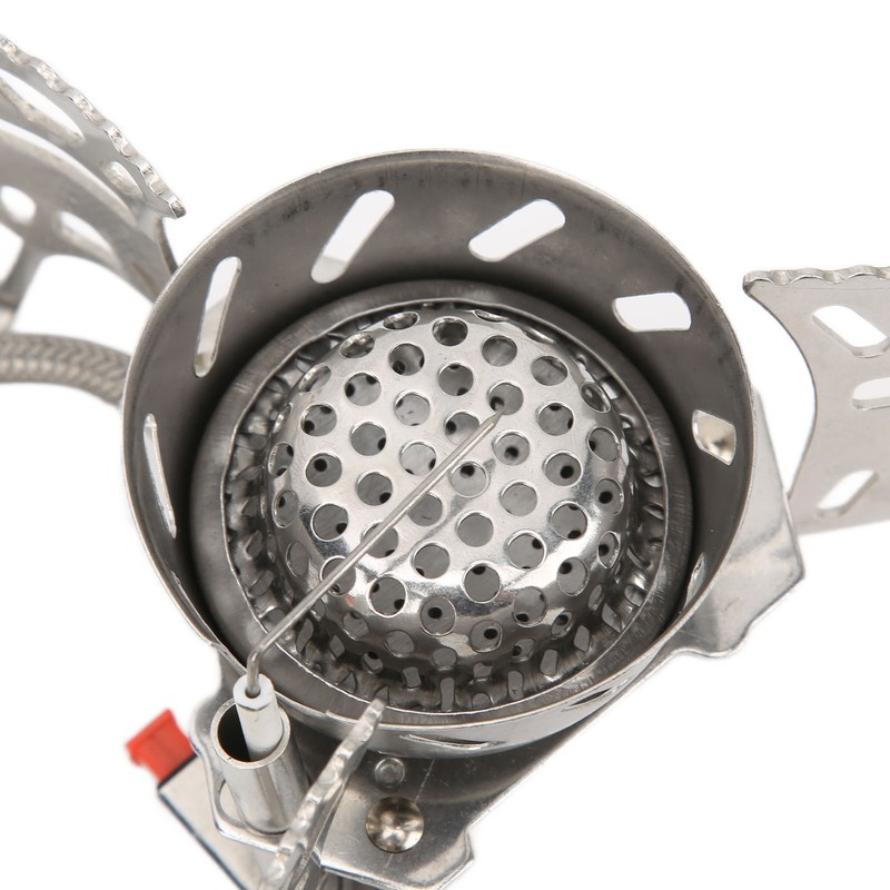 Backpacking Stove Windproof Nonslip Strong Durable Convenient Adjustable Camping Gas