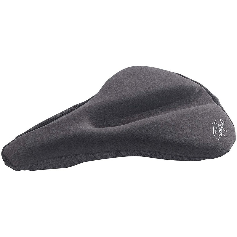 infactory Bicycle Saddle Pad: Neoprene Saddle Cover with Gel Seat
