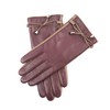 YISEVEN Women Touchscreen Sheepskin Leather Gloves Rope Knot for Winter