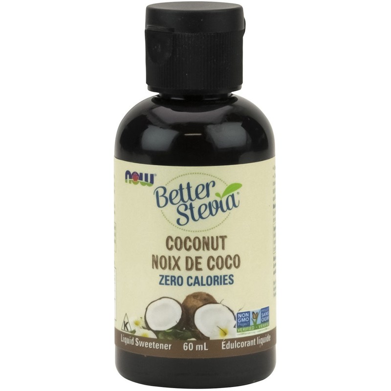 NOW Flavoured Stevia Extract, 60ml, Coconut