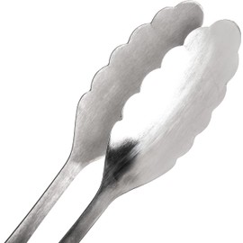 Carlisle FoodService Products 607683 Stainless Steel Scalloped Serving Tong, 10-1/2" (Pack of 12)