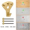 5WYOUKE Wall Hanging Hooks with Nails, 10 Pieces, Load Capacity