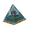 Crystal Pyramid 6CM Epoxy Positive Energy Generator Pyramid for Stress