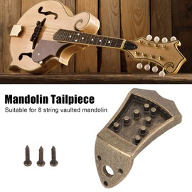 VGEBY Mandolin Tailpiece PartMandolin Tailpiece PartMetal Mandolin Improve Tone Volume Persistence Increase Support Bridge TailpieceMandolin, VGEBY0YXGQPNIM1-12