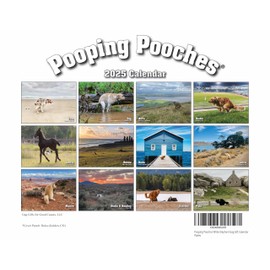 Pooping Pooches White Elephant Gag Gift Calendar