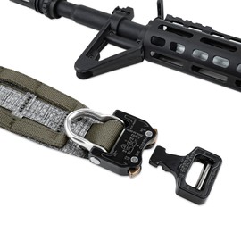 PETAC GEAR Tactical Belt Low Profile Molle Battle Cobra Belt Laser-Cut Tegris Rigid Shooting Gun Duty Belts(RG/M)