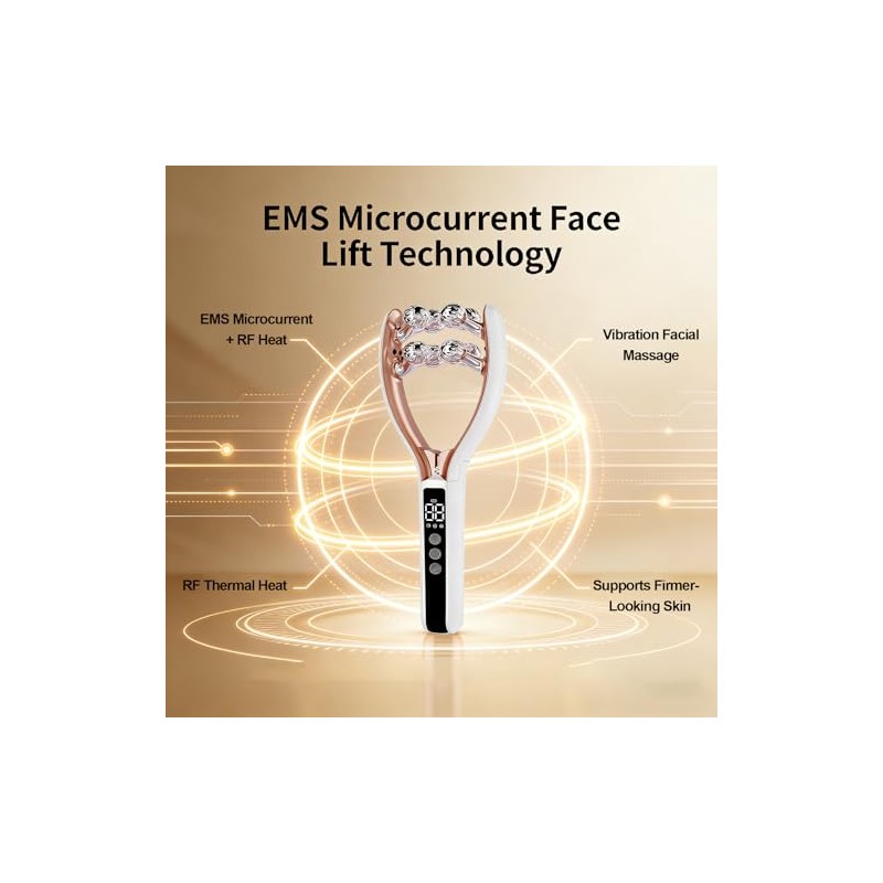 Wireless Facial Massager, Facial Sculpting Device, Microcurrent Face Massager Tool