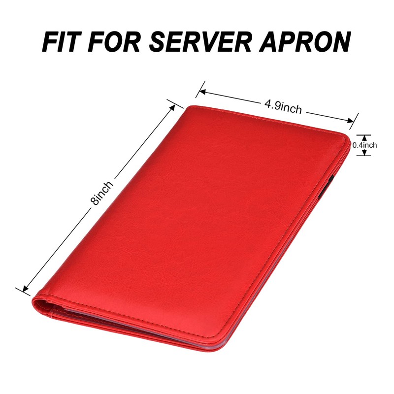 Server Books for Waitress - Leather Waiter Book Server Wallet