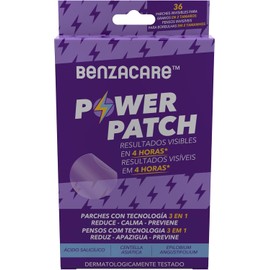 BENZACARE POWER PATCH Parche Invisible Ultraligero y Ultrafino que Reduce Visiblemente las Immperfecciones Granos y Espinillas con Resultados Visibles en 4 Horas Caja con 36 piezas
