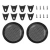 MACHSWON Car 2 Piece Grill Cover Mesh Protector Speaker Cover
