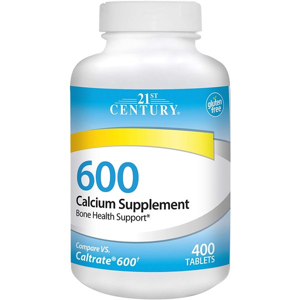 21st Century Calcium Supplement, 600 mg, 400 Count