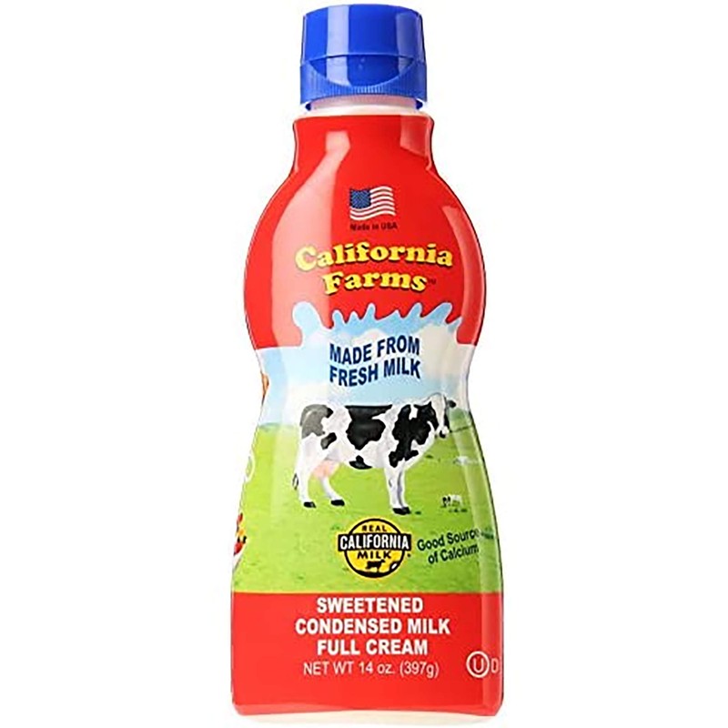 California Farms Sweetened Condensed Milk Full Cream, 14 Oz, Pack