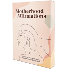 New Mom Affirmation Cards, Mother’s Day Gift, 31 Encouragement Cards for Mom, Motherhood Affirmation Cards, Mindfulness Gift for Seasoned, New & Expecting Moms, Meditation Practice Set Gift