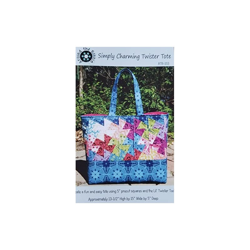Simply Twisted Design Unisex's Tote Twister, Multicolor, 13.5" H x