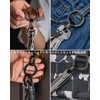 TIMULTI Titanium Key Chain Key Ring Large Size Carabiner Ring