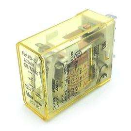 IDEC RH1B-UAC240V 1 Pole SPDT, 240 VAC Coil, 50/60 HZ, Blade Terminal, Compact Power Relay, Industrial 10 AMP GP Relay, Plain Style, RH Series