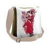 Lunarable Japanese Messenger Bag, Lady in a Kimono, Unisex Cross-body