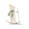 Sass & Belle Skiing Wonderland Mouse Felt Decoration