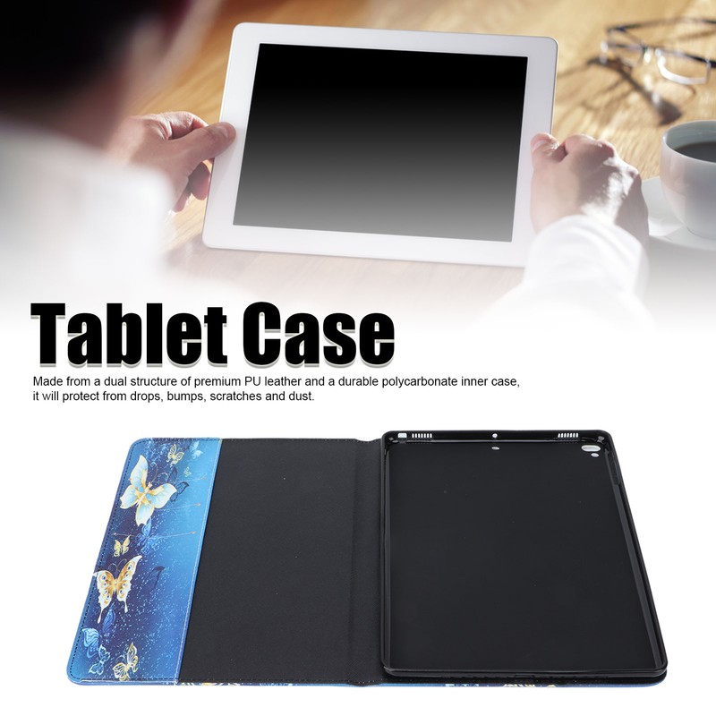Portable Tablet PU Protective Holster 360° Universal Protection Painted Leather