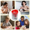 4 Pcs Pencil Sharpener with Container, Compact Handheld Pencil Sharpeners,