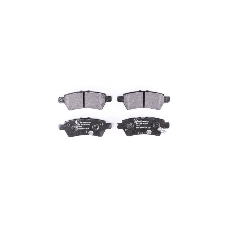 HELLA PAGID 8DB 355 012-081 Brake Pad Set, disc brake,