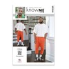 Know Me Men's Knit Top and Joggers Sewing Pattern Kit,