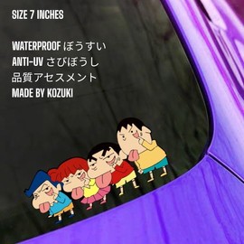 Crayon Shin-chan Car Sticker Crayon shin chan car Accessories caryon shin chan Merch Crayon shin chan Figure Crayon Shin-chan Decor (WWWW)