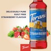 Torani Sugar Free Syrup, Strawberry, 25.4 Fl Oz, (Pack of