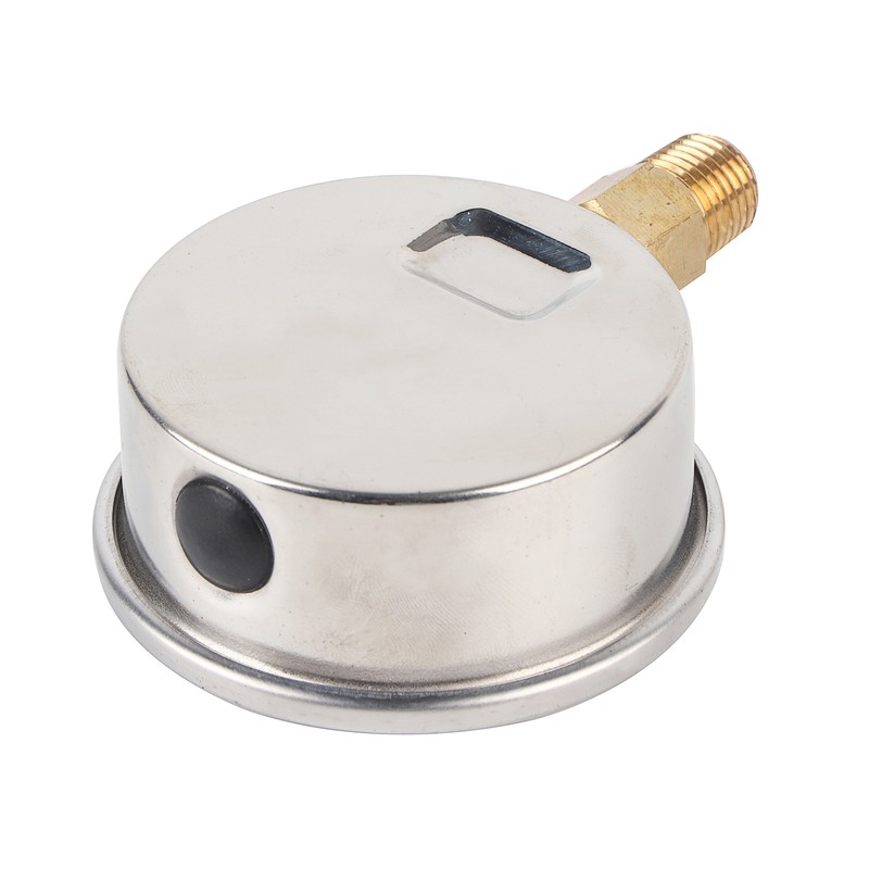 Stainless Steel Hydraulic Liquid Filled Fuel Pressure Gauge 0-3500 PSI