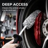 Car Wheel Cleaning Brush for Rims and Spokes – Plush