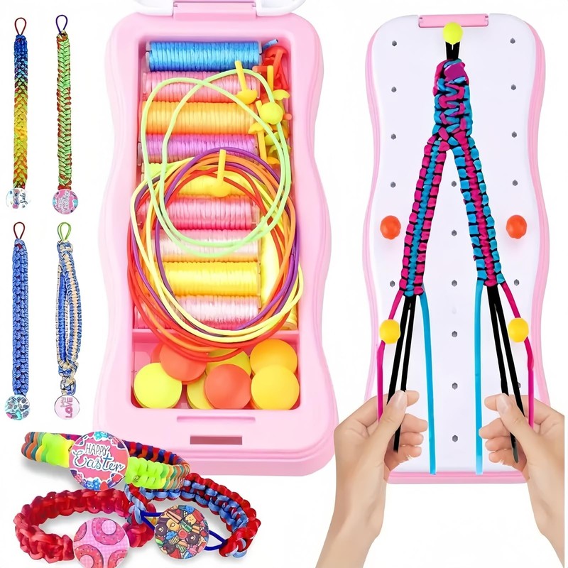 Friendship Bracelet Making Kit,DIY Arts and Crafts Toys,Jewelry Making Kit,DIY