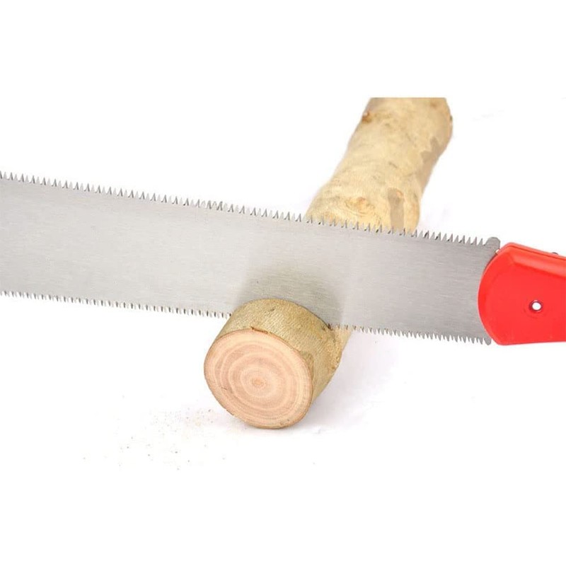 Woodworking Hand Saw, 12.5 Inch Flexible Double Edge TPI 7/12