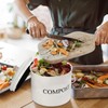 AVLA Compost Bin Kitchen Countertop, 1 Gallon Composter Pail, Food