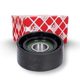 febi bilstein 21033 Pulley for V-Ribbed Belt, Pack of 1, Black