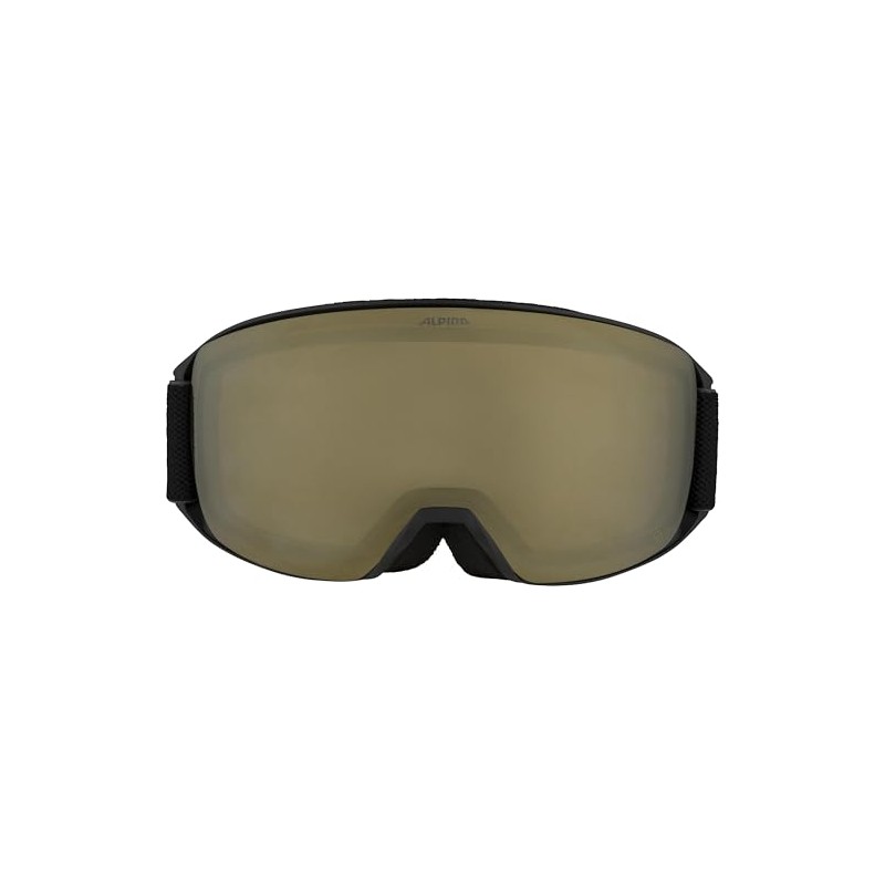 Alpina Nakiska Q-Lite Ski Goggles, Matte Black, One Size