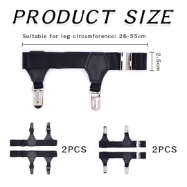 4 Pieces Of Sock Clips, Adjustable Sock Clips, Non-Slip Sock Clips, Sock Fixing Accessories, Clothing Accessories