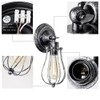 moonkist Vintage Wall Lamp Adjustable Rustic Retro Wire Cage Wall