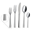 Tramontina 20 PC Tableware Set, AISI 430-OSLO, Medium, Silver